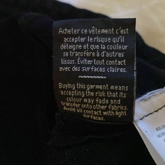 🌷 Twik Simons 🌷 Black Suede Leather Snap Button Short Skirt - Picture 6 of 7